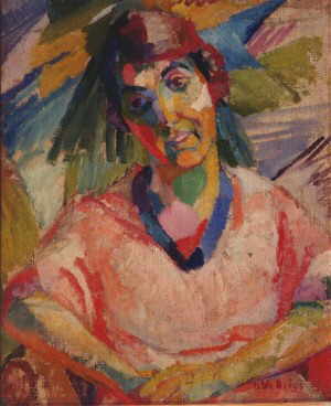 Mary Schering, Öl auf Leinwand, 1924