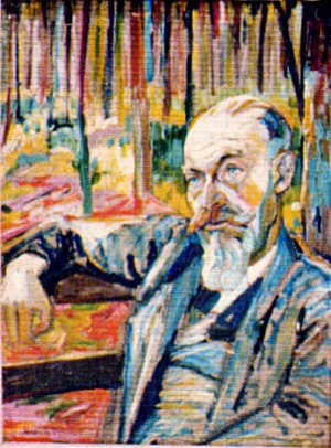 Fritz Stahl, Öl auf Leihnwand, 1927
